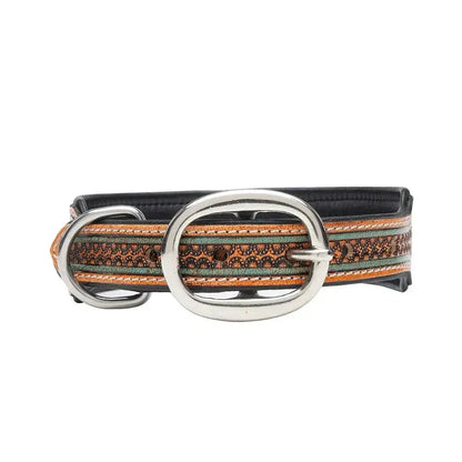 Trusted Amigo Hand-Tooled Dog Collar