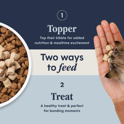 Raw Boost Mixers Freeze Dried Raw Cat Food Topper, Grain Free Cat Food Topper 6 Ounce (Pack of 1) | Freeze-Dried Raw Meal Topper or Treat, Cage-Free Chicken, Non-Gmo Fruits & Vegetables, Adds Nutrition & Flavor