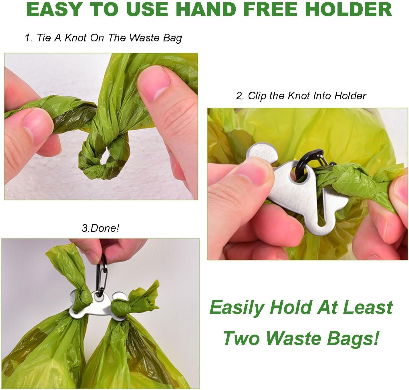 Dog Waste Bag Dispenser Pet Poop Bags Holder for Doggie Waste Bags Dispensers Soft Fabric Zipper Small Doggy Puppy Pouch for Leash Accessory Attachment with Carrier,Black