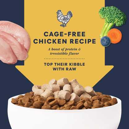 Raw Boost Mixers Freeze Dried Raw Cat Food Topper, Grain Free Cat Food Topper 6 Ounce (Pack of 1) | Freeze-Dried Raw Meal Topper or Treat, Cage-Free Chicken, Non-Gmo Fruits & Vegetables, Adds Nutrition & Flavor