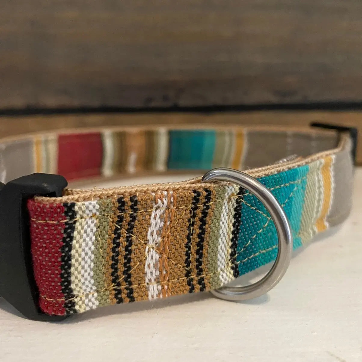 Rio Serape Striped Dog Collar