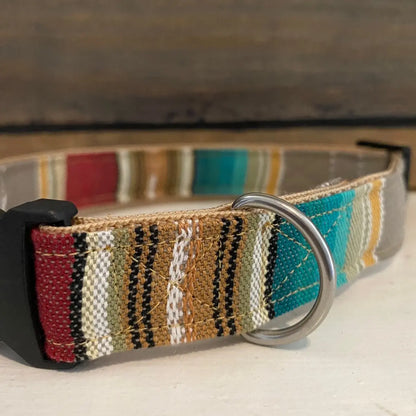 Rio Serape Striped Dog Collar