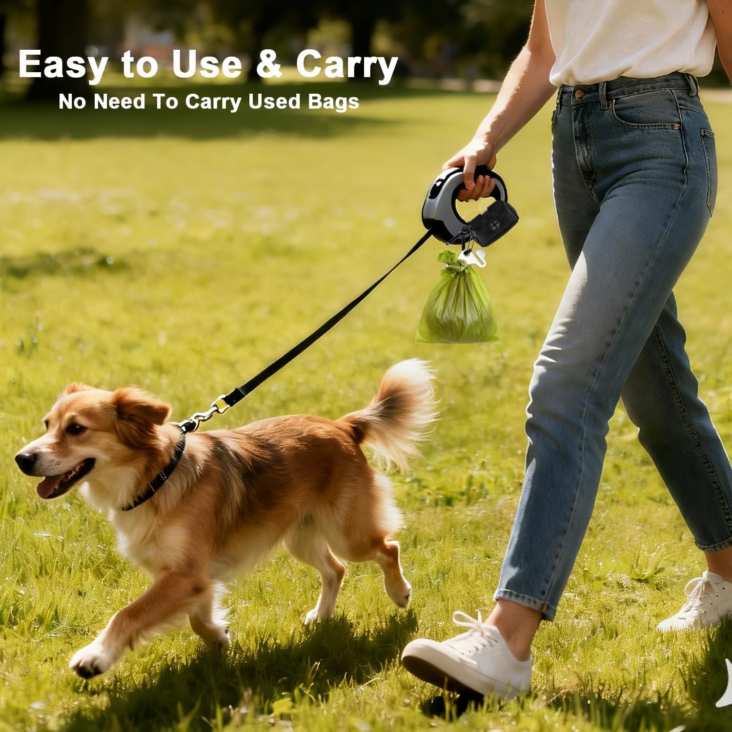 Dog Waste Bag Dispenser Pet Poop Bags Holder for Doggie Waste Bags Dispensers Soft Fabric Zipper Small Doggy Puppy Pouch for Leash Accessory Attachment with Carrier,Black