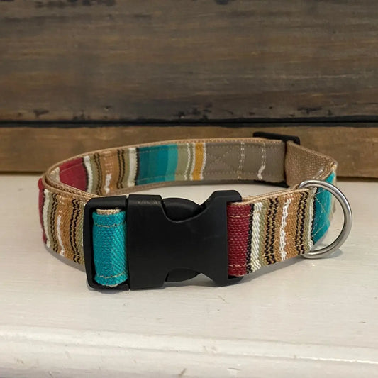 Rio Serape Striped Dog Collar